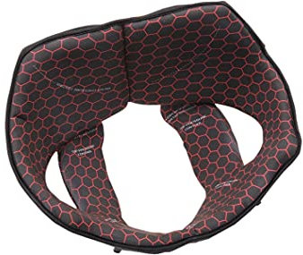 AGV Unisex-Adult Crown PAD Pista GP R (L) Motorrad Helm, schwarz/red, L