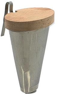 INFUSORE DA TÈ SVEN IN ACCIAIO INOSSIDABILE CON COPERCHIO LEGNO