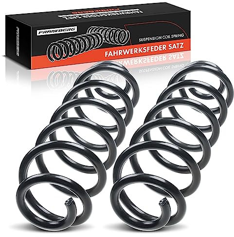 Frankberg 2x Federn Fahrwerksfeder Hinterachse Kompatibel mit Q3 8UB 8UG 2.0 TDI q.u.a.t.t.r.o 2.0 TFSI q.u.a.t.t.r.o 2011-2018 Replace# 5N0511115K