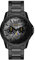 Armani Exchange Herrenuhr , QuarzMultifunktionswerk, 44MM Schwarzes Edelstahlgehäuse mit Edelstahlarmband, AX1738