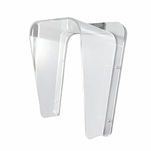 Dickly Protector de cubierta de lluvia para timbre, cubierta de teclado de control de acceso impermeable para exteriores, protector de timbre para timbre con, Claro