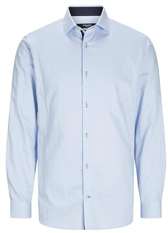 JACK & JONES herr Jprblaparker Detaljskjorta L/S Aw24 Sn Affärsskjorta
