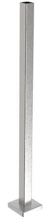 Sellon24® Pali per ringhiera in acciaio inox, 40 x 40 cm, rettangolare, aperto (AJP-VER-VR100)