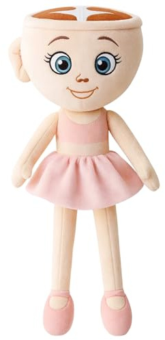 QyueQyat Ballerina Cappuccino Figure, Collectible Coffee Girl Statue, Decorative Ballet Dancer Ornament, 25 cm Home Display Piece