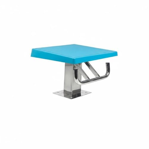 F Fityle Swimming Stage Dive With Heavy Duty Stainless Steel Base Textured Surface Bolt Mount Launch Suitable for Swim Training Tournaments, First-Class Starting Block