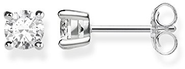 THOMAS SABO Ohrstecker weißer Stein 925 Sterlingsilber