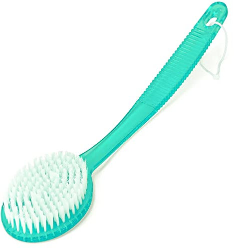 DecorRack Brosse de bain à poils longs pour exfoliation du dos, du corps et des pieds, brosse de bain et douche