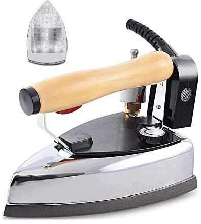 Ferro da Stiro Elettrico a Vapore con Serbatoio dell'Acqua da 3 Litri, 6 modalità di Controllo della Temperatura Pressa a Vapore con Stivali di Ferro, per Famiglie, lavanderie a Secco