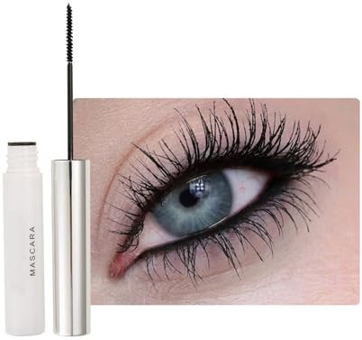 Waterproof Mascara - 4D Silk Fiber Eyelash Mascara - Extra Long Thick & Voluminous Lash, Adds Length - Black Long-Lasting Waterproof 4D for Makeup