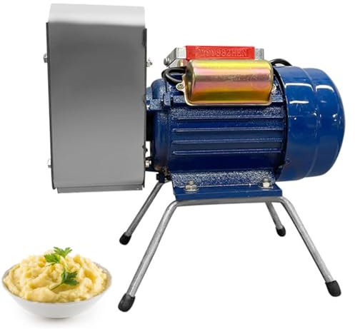 Hydravex Schiacciapatate Elettrico da 750 W, schiacciapatate Commerciale in Acciaio Inox, Albero e Ingranaggi di precisione, Potenza in Uscita di 20-30 kg/h, Liscio, Delicato e dal Sapore gradevole