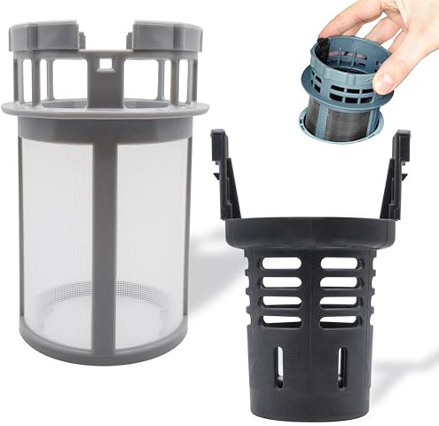 GIANTO Kit Filtro Lavastoviglie Interno + Filtro Esterno Compatibile con Indesit Ariston Hotpoint Whirlpool Scholtes (C00256572 + C00256571) per Scarico Lavastoviglie Ricambio Rinforzato