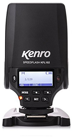 Kenro Mini Speed Flash Compatible with Fuji Camera Mounted Small Flashgun for Professional Photography in Studio or on Location - KFL102FJ