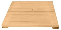 JARDIN202 - Tarima de madera de pino | 40 x 40 cm / 28 mm -