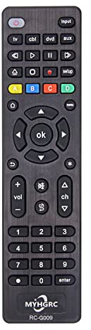 MYHGRC Telecomando universale TV dvd Compatibile con tutte le marche di telecomandi, facile da abbinare a Samsung LG Sony TCL Insignia Hisense Sharp Philips Toshiba Hitachi