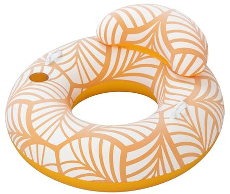 Bestway Comfort Plush Schwimmring mit Kopfstütze 118 x 117 cm