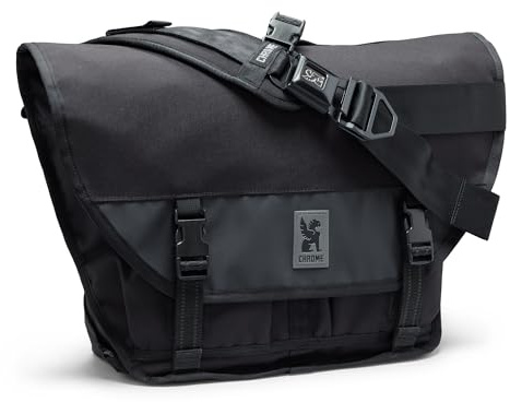 Chrome Industries Citizen Messenger Bag per uomo e donna – Borsa a tracolla leggera con fibbia intercambiabile, può contenere la maggior parte dei laptop da 15 pollici – ideale per lavoro, viaggi