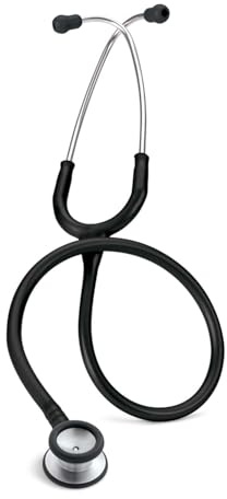YNR Head EMT Stethoscope for Doctor - Health Check Tool for Doctor, Nurse, Vet & Medical Student, Mechanics Stethoscope for Nurse, Pro Deluxe Dual GP | (Black)