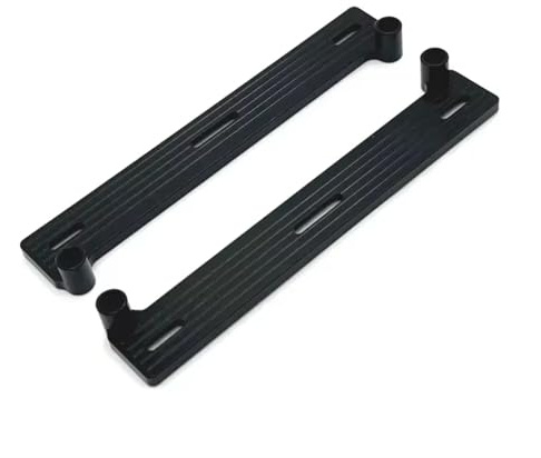 Chasis Marco Rc Para WPL D62 D64 C64 1/16 Piezas Accesorios Mejoras Repuestos Y Reparación Coches RC Pedales Metálicos Camiones Vehículos Todoterreno Con Orugas(Black)