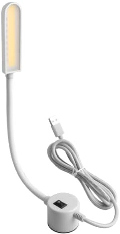 Mekalero Flexibel svanhals USB LED skrivbord symaskin arbet nattlampa flexibel hals arbet