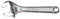 AB Tools 6 / 150mm Standard Adjustable Spanner Monkey Pipe Wrench Plumbers 0-19mm
