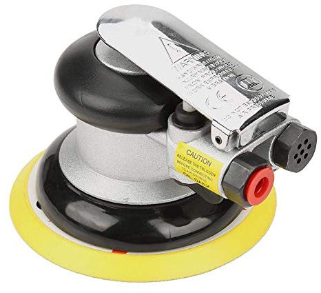 Air Sanders for Bodywork, 5 Air Sander Random Orbital Palm Sander T-780 Polisher Pneumatic Hand Sanding Wheel Polishing Tool of Polishing Grinding Sanding for Car, Metal, Wood Wax, Metal Wo