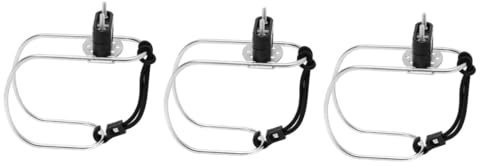 POPETPOP 3 Piezas Soporte de de Vida Perchero Resistente Inflable Collar Accesorios tendedero Anillos Soporte para aro Salvavidas Soporte de Anillo de natación Acero Inoxidable