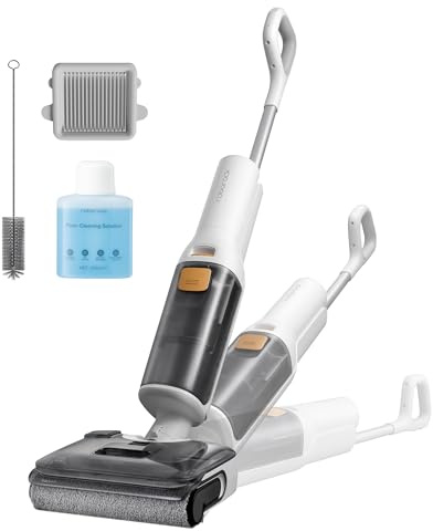roborock F25 GT Cordless Wet Dry Vacuum, 20kPa 180° Lie-Flat Floor Washer | All-in-One Floor Washer for Hard Floors, Edge-to-Edge Cleaning with 180° Lie-Flat, Auto Self-Cleaning, Lightweight Design