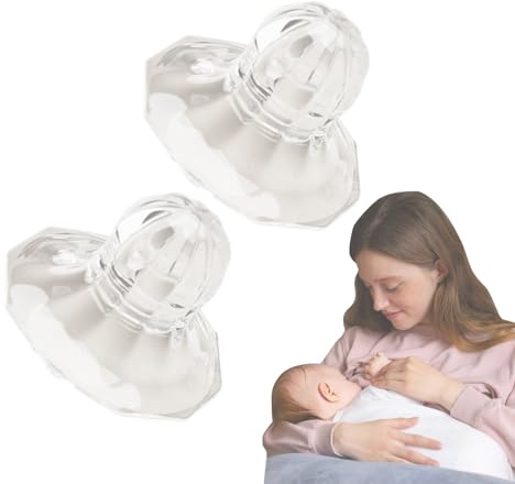 Smidiga Koppar - Inverterad Bröstvårtor | Nipple Amning | Sugkoppar Med | Silikonnipplar För Ammande Mammor, Skonsamt Sug För Komfort Och Stöd, Lätt Att Rengöra Och Återanvändbar Design