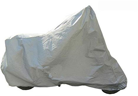 Housse de Protection pour Moto,LSGGTIM Couverture Imperméable Couverture Anti-UV,Anti-Rayure,Bache Argent de Protection,Housse Antivol pour Moto Scooter,S