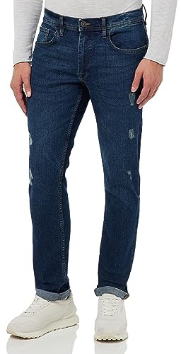 BLEND Jet Fit Jeans, Denim Middle Blue (200291), 36W / 32L para Hombre