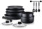 Arthur Martin Casserole Batterie 12 PCS Amovible Noir