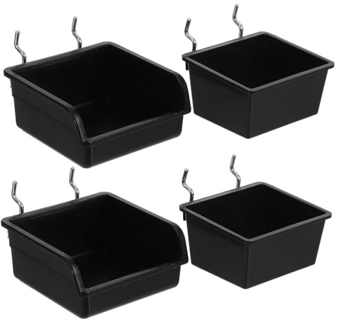 Gatuida 4pièces Organisateur De Mur Pegboard Ensemble De Bacs De Rangement Avec Pour Outils Pour Garage Atelier Et Bureaux Boîtes De Stockage Pour Vis Et Clés à