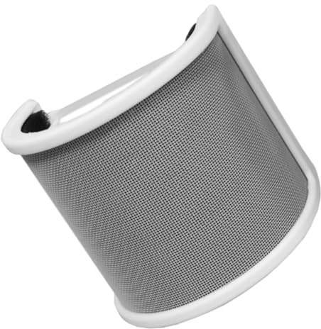 SHINEOFI Filtro Antipop per Microfono Protezione Antivento per Microfono Portatile Schermo Antiriflesso U Riduzione del Rumore di Registrazione