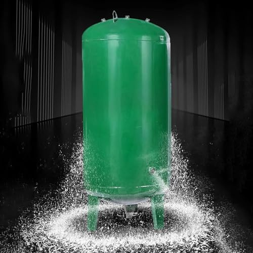 Depósito vertical de presión de agua para mejorar el agua de pozo y el control de riego, solución de almacenamiento de emergencia de gran capacidad de grado industrial