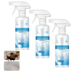 10 Fl Oz Clothing Emulsifier, Professional Non Ionic Clean Clothing Emulsifier, Fabric Conditioner Restore Spot Cleaner Powerful Laundry Stain Remover Spray for Clothes Grease Oil (3pcs)