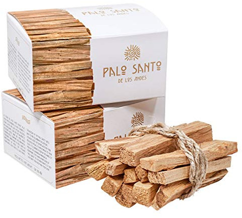 Palo Santo Bâtonnets d'encens original, spécial stick, bois, plante, sélection naturelle, résine arôme bio, purification, Pérou, 100 g, ancestral grande sélection