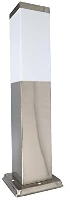 LED Sockelleuchte, 1-Flammig LED Wegelampe, Aluminium Laterne IP44 230V (60cm INOX 290)