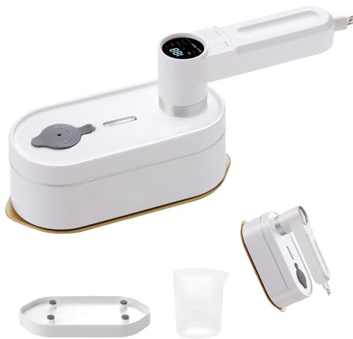 Ferro da Stiro Verticale Vapore 1200W Stiratrice Verticale Portatile 4in1 Antigoccia Riscaldamento Rapido 15S per Viaggi Casa Lavoro Steamer per vestiti, tende, biancheria da letto