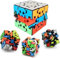 Zauberwürfel,Gear Cube,360 Grad drehbarer dreidimensionaler Getriebemechanismus- Magischer Würfel,Gear Cube,Kreativer Würfel