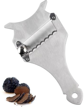 Tibapla Tartufo Affetta,Affettatrice per Cioccolato Regolabile Affetta per Formaggio Affettatartufi in Acciaio Inox per Chocolate, Tartufi, Verdure e Formaggi