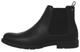 JACK & JONES Men's Jfwfenchurch Pu Chelsea Boots, charcoal, 44 EU