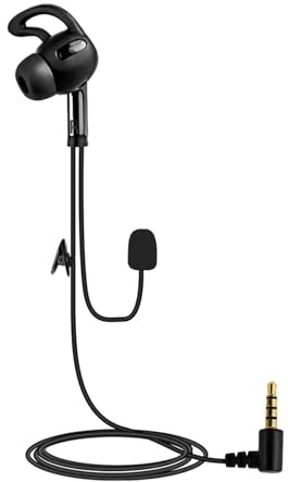 EJEAS fotboll domare intercom, mikrofonheadset, in-ear hörlurar och tränare hörlurar för FBIM domare