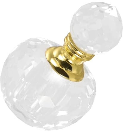 HOMOCONO Botella De Perfume De Cristal Vintage De Envase Refillable Para Aceites Esenciales y Aromaterapia Para Viajes y Manualidades