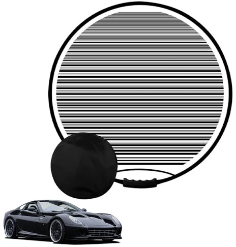 Vmxlso Riflettore per Ammaccature Auto, 80cm Pannello Riflettente per Ammaccature Pieghevole, Strumenti di Riparazione Della Carrozzeria dei Veicoli, Attrezzi per Riparazioni, Ammaccature