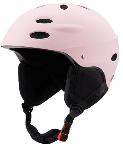rockible Casco da per La Neve, Casco Sportivo Comodo, Accessori da per Skateboard, Sport all'Aria Aperta, Pattinaggio a Rotelle per Donne, Rosa