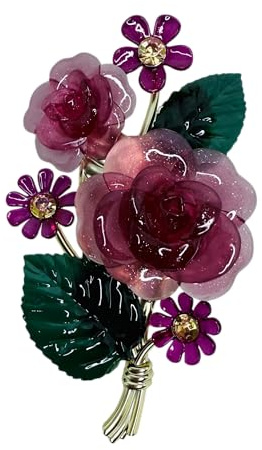 Bath and Body Pink Roses Flower Adjustable Wallflowers Scent Control Fragrance Nightlight Plug