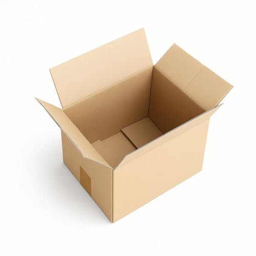 TELECAJAS | 30 Cajas 20x15x15 cm de Cartón en Color Marrón con Solapas | Ideales para Envíos Postales, Almacenaje y Paquetería | Cajas Resistentes sin Asas, Ligeras y Fáciles de Montar | Pack de 30