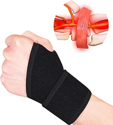 2 Protège Poignets Bandeaux Poignet Support Sport Wrist Wraps Poignet Force Blessures Sportives Tendinites Arthrite Entorse Douleurs Enfants Adultes
