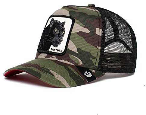 Goorin Bros. The Farm Trucker-Kappe aus Netzstoff für Damen und Herren, Camo (der Panther), Einheitsgröße