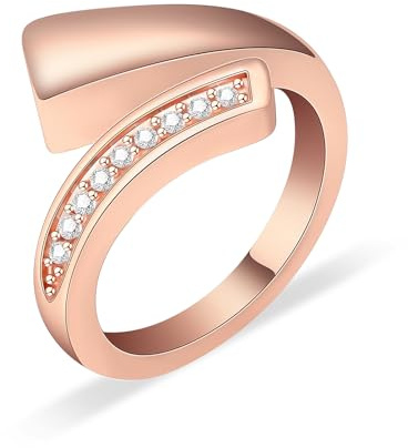 QGJNSGC Bague urne pour cendres pour femmes et hommes - Zircon cubique - Bague de cendres - Bijou de crémation - Cadeau pour la perte d'un être cher, 5#, Acier inoxydable, Zircone cubique